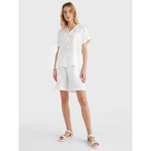 Tommy Hilfiger dámská bílá košile - 42 (YCF)
